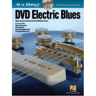 At A Glance Electric Blues Guitar Bk/dvd
