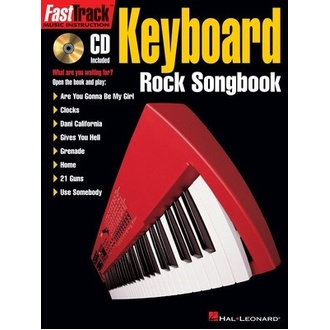 Fasttrack Keyboard Rock Songbook Bk/cd