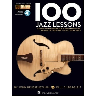 100 Jazz Guitar Lessons Goldmine Series Bk/ola