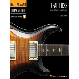 Hl Guitar Method Lead Licks Bk/ola