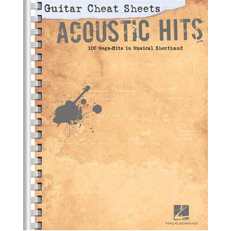 Guitar Cheat Sheets Acoustic Hits