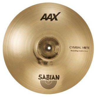 Sabian 216XRCB AAX 16" Recording Crash Brilliant Cymbal