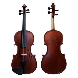 Gliga Full Size Violin Outfit Dark Antique with Violino Strings