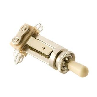 Gibson Straight Type Toggle Switch, Creme Cap