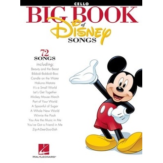 Big Book Of Disney Songs Cello