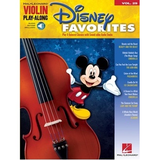 Disney Favorites Violin Playalong V29 Bk/ola