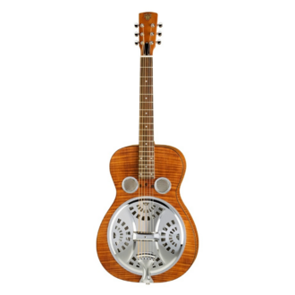 Epiphone Dobro Hound Dog Deluxe Round Neck Vintage Brown With Pickup