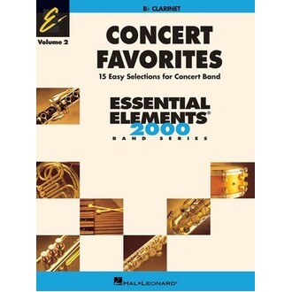 Essential Elements Bb Clarinet Concert Favorites Vol 2
