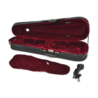 FPS 4/4 Size Dart Shape Violin Case Lightweight Black