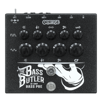Orange Bass Butler Bi Amp Bass Pre Amp Pedal BASSBUTLER