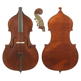 Gliga III-SO Double Bass Outfit - Solid-Oil Dark Antique - 3/4 Size - Includes Setup