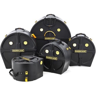 Hardcase HSTANDARD Standard Drum Case Set 5 Piece Black