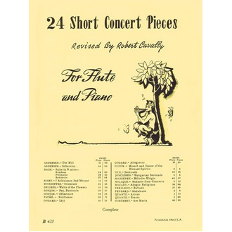 24 Short Concert Pieces for Flute