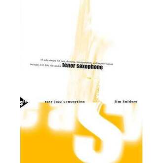 Easy Jazz Conception Tenor/sop Sax Bk/cd