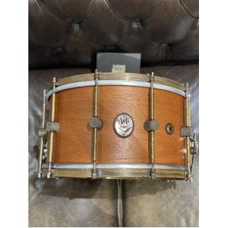 A&F Drum Co 14"x 8" Mahogany Club Snare Drum w/Brass Hoops