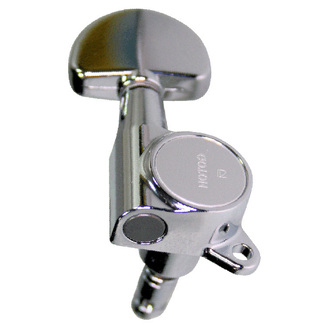 Gotoh ASG38120C SG381 Series Acoustic/Electric Guitar Tuning Machines In Chrome Finish (3+3)