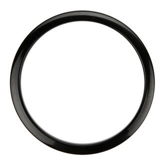 Bass Drum O's Port Hole Rings - 6" Black (2 Pack)