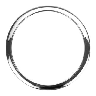 Bass Drum O's Port Hole Rings - 6" Chrome (2 Pack)