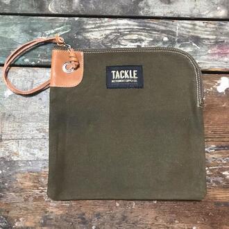Tackle Instrument Supply - Zippered Accessory Bag - Forest Green - ZAB-FG