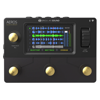 Singular Sound Aeros Gold Edition looper pedal