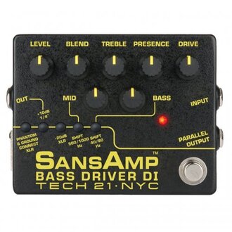 Tech 21 Sansamp Bass Driver DI Version 2
