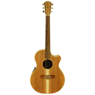 Cole Clark CCAN2EC-BLBL Angel Acoustic/Electric Guitar Sustainable Australian Eco model