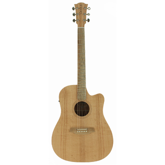 Cole Clark CCFL1EC-SSO Fat Lady Acoustic-Electric Guitar Southern Silky Oak Top, Back and Sides
