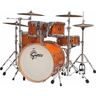 Gretsch Catalina Maple 5Pc, Amber Glaze Drum Kit CM1-E825-AMG