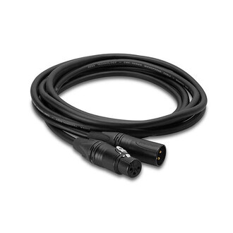 Hosa CMK003AU Edge Microphone Cable, Neutrik XLR3F to XLR3M, 3 ft