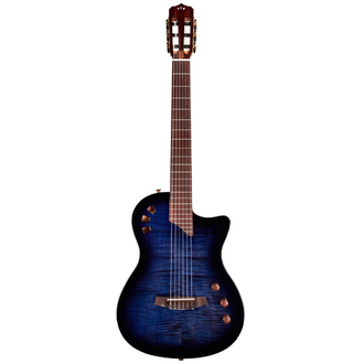 Cordoba Stage Blue Burst Classical Nylon Electric Guitar