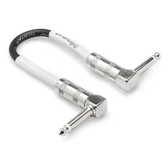 Hosa CPE106 Guitar Patch Cable, Hosa Rightangle to Same, 6 in