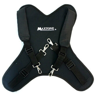 Maxtone DCC05B Padded Marching Bass Drum Carrier Harness