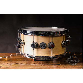 DW Satin Oil 6 5x14 Snare Drum Chrome Hardware