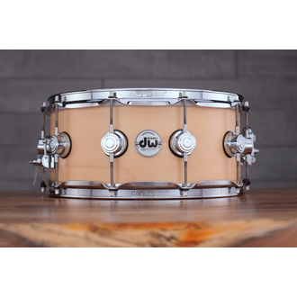 DW 14 X 6.5 Collectors Series Maple Snare Natural Satin Oil