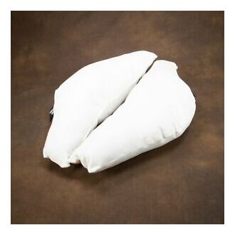 DW 2pc White Bassdrum Pillow