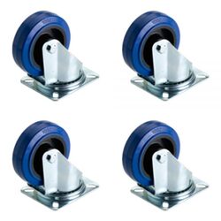 dB Technologies DWK 20 Set 4 x professional blue wheels for DVA S20 Sub or DT6 trolley