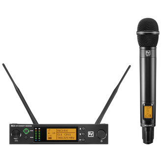 Electro-Voice EV-RE3ND765H RE3 Handheld Wireless System With ND76 Dynamic Cardioid Microphone