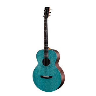 Enya Music Enya X1-Pro Spruce Hpl Acoustic Guitar Blue - Includes Pickup