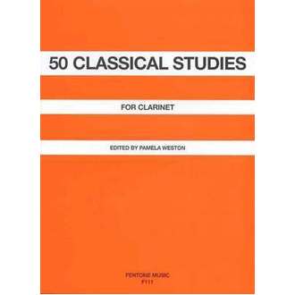 50 Classical Studies For Clarinet Ed Weston