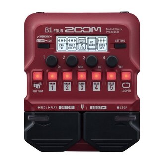 Zoom B1 FOUR Bass Multi-Effects Pedal