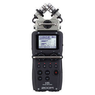Zoom H5 Digital Handy Recorder Multitrack Recorder For Podcasting, Video Audio With Built In Mic