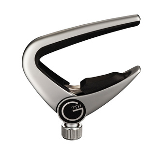 G7 Newport 6-String Capo For Curved Fingerboards In Silver