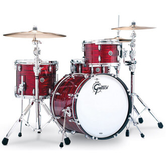 Gretsch Brooklyn Usa Drum Kit In Red Oyster  4 Pce - No H/Ware