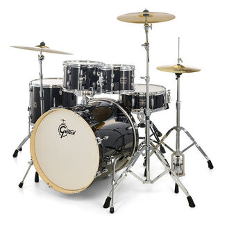 Gretsch Energy 22" 5pc Drum Kit w/Hardware Pack - Black - GE4E825B