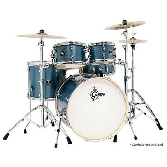 Gretsch Energy 22" 5pc Drum Kit w/Hardware Pack - Blue Sparkle - GE4E825BS