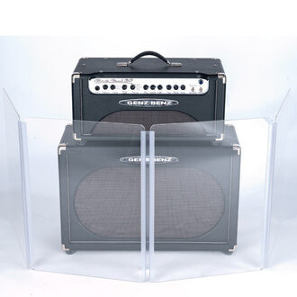 Gibraltar Acrylic Sound Shield For Half Stack Guitar Amp 2Ft X 6Ft 4-Panels