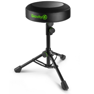 Gravity Stands FD SEAT 1 Round Musicians Stool - Black