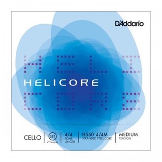 D'Addario Helicore Fourths-Tuning Cello Set, 4/4 Scale, Medium Tension