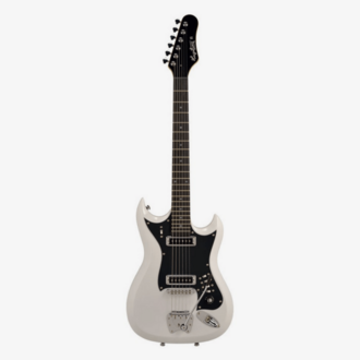 Hagstrom H-II Retroscape Electric Guitar in White Gloss