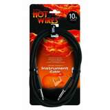 Hot Wires HWIC10HS Heat-Shrink Instrument Cable QTR-QTR 10ft
